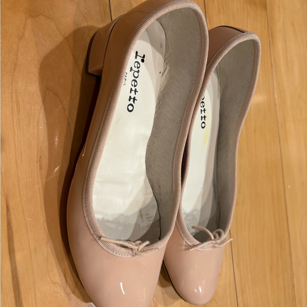 Repetto Pink Ballet Flats Minimalist Design
